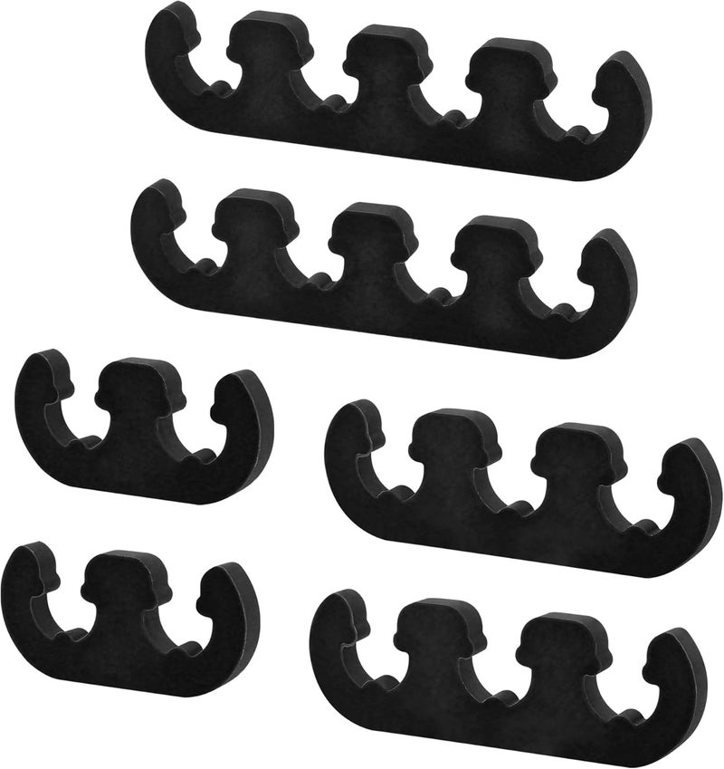 Stacool 6PCS Spark Plug Wire Separator & Spark Plug Wire Holder for 7mm 8mm 8.5mm 8.8mm Spark plug Wire,Universal 2/3/4 Wire Spark Plug Wire Separators for Engine Bay Maintenance - Image 1